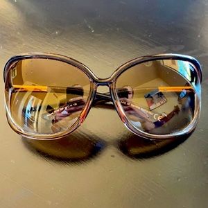 Tom Ford Raquel - Oversize Sunglasses - Brown
